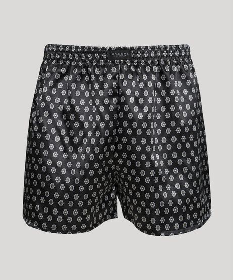 Samba-Cancao-Masculina-Acetinada-Estampada-Mini-Print-Geometrica-Preta-9973697-Preto_1