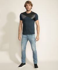 Camiseta-Masculina-com-Recortes-Manga-Curta-Gola-Careca-Verde-Petroleo-9899423-Verde_Petroleo_3