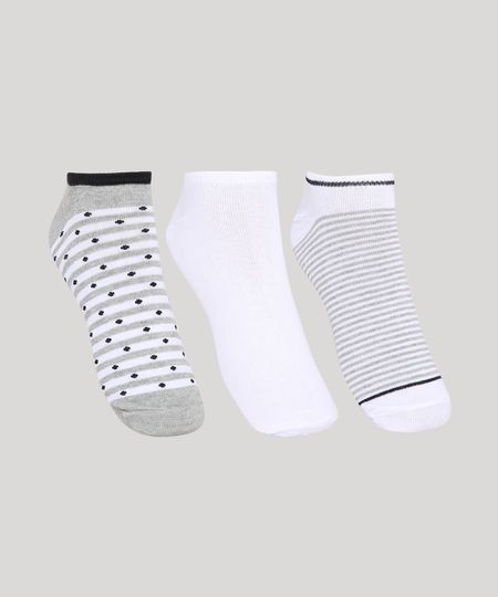 Kit-de-3-Meias-Femininas-Cano-Baixo-Listradas-Multicor-9964966-Multicor_1