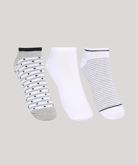 Kit-de-3-Meias-Femininas-Cano-Baixo-Listradas-Multicor-9964966-Multicor_1