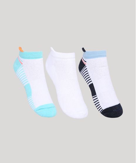 Kit-de-3-Meias-Femininas-Cano-Baixo-com-Listras-Multicor-9965153-Multicor_1