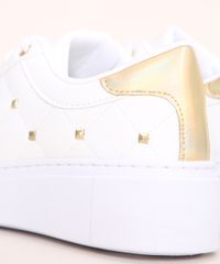 Tenis-Feminino-Oneself-Flatform-Matelasse-com-Tachas-e-Recorte-Holografico-Branco-9971238-Branco_3