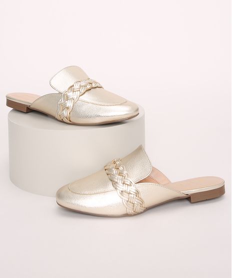 Mule-Feminino-Via-Uno-Bico-Redondo-Metalizado-com-Trancado-Dourado-9971499-Dourado_1