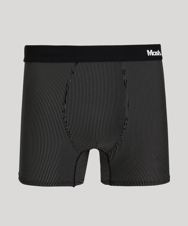 Cueca Masculina Mash Boxer Risca de Giz Preta M
