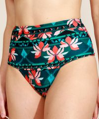 Biquini-Calcinha-Hot-Pant-Estampado-Geometrico-e-Floral-de-Amarrar-Multicor-9956307-Multicor_1