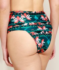Biquini-Calcinha-Hot-Pant-Estampado-Geometrico-e-Floral-de-Amarrar-Multicor-9956307-Multicor_2