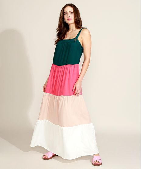 Vestido-Feminino-Longo-Alcas-Medias-com-Botoes-e-Recortes-Multicor-9957547-Multicor_1