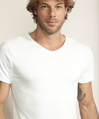 Camiseta-Masculina-Super-Slim-Manga-Curta-Gola-V-Branca-9966117-Branco_4