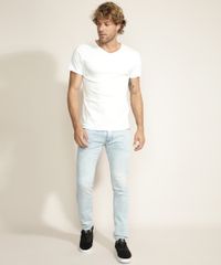 Camiseta-Masculina-Super-Slim-Manga-Curta-Gola-V-Branca-9966117-Branco_6