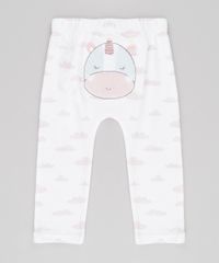 Calca-Estampada-Unicornio-em-Algodao---Sustentavel-Off-White-8661667-Off_White_1