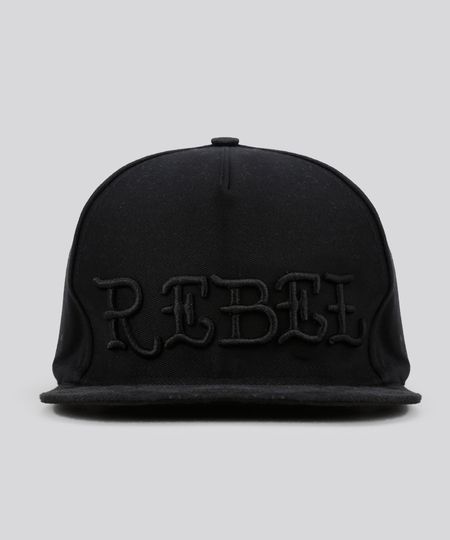 Bone--Rebel--com-Bordado-Preto-8699880-Preto_1 Bone--Rebel--com-Bordado-Preto-8699880-Preto_1