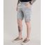 Bermuda-Reta-Estampada-de-Folhagem-em-Jacquard-Cinza-8687909-Cinza_1