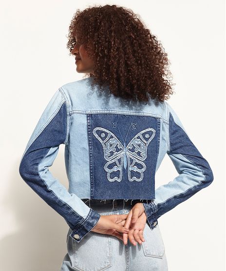 Jaqueta-Jeans-Feminina-Cropped-com-Bolsos-Azul-Claro-9972741-Azul_Claro_1