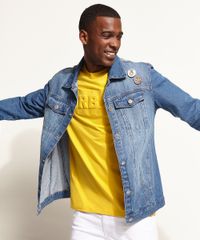 Jaqueta-Jeans-Unissex-Oversized-com-Estampa-de-Grafite-e-Button-Azul-Medio-9973109-Azul_Medio_2 Jaqueta-Jeans-Unissex-Oversized-com-Estampa-de-Grafite-e-Button-Azul-Medio-9973109-Azul_Medio_2