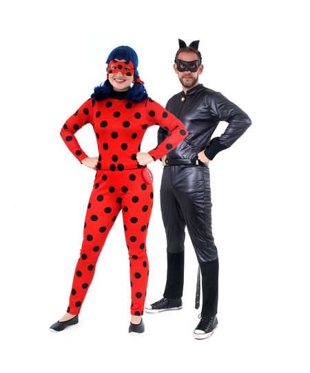 roupa da ladybug e do cat noir