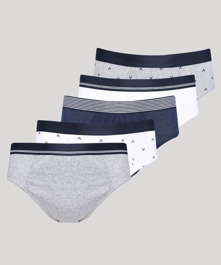Kit-de-5-Cuecas-Masculinas-Slip-Multicor-9836288-Multicor_1 Kit-de-5-Cuecas-Masculinas-Slip-Multicor-9836288-Multicor_1