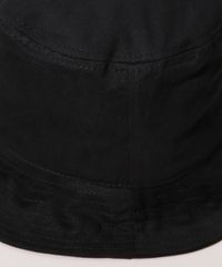 Chapéu Bucket Preto Unissex Tecido