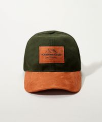 Bone-Masculino-Aba-Curva--Camping-Club--com-Suede-Verde-Militar-9971760-Verde_Militar_1