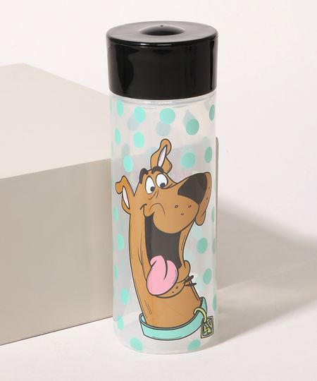 Garrafa-Scooby-Doo-Estampada-de-Poa-Transparente-9965654-Transparente_1