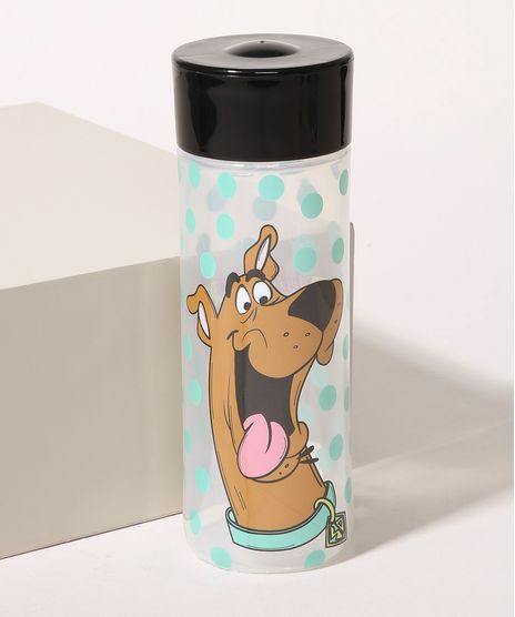Garrafa-Scooby-Doo-Estampada-de-Poa-Transparente-9965654-Transparente_1