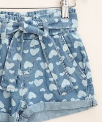 Short-Jeans-Infantil-Clochard-Estampado-de-Coracoes-com-Faixa-para-Amarrar-Azul-Medio-9965922-Azul_Medio_3