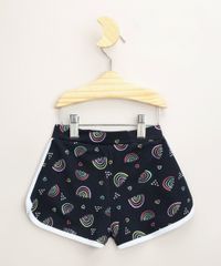 Short-de-Moletom-Infantil-Running-Estampado-de-Arco-Iris-Azul-Marinho-9964687-Azul_Marinho_2