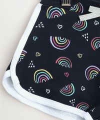 Short-de-Moletom-Infantil-Running-Estampado-de-Arco-Iris-Azul-Marinho-9964687-Azul_Marinho_5