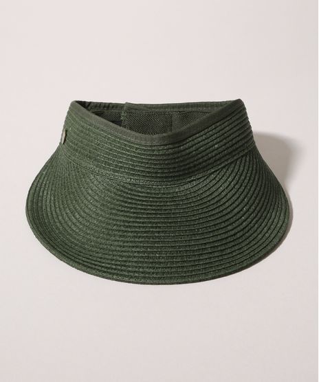 Viseira-de-Praia-Feminina-Dobravel-Verde-Escuro-9243518-Verde_Escuro_1