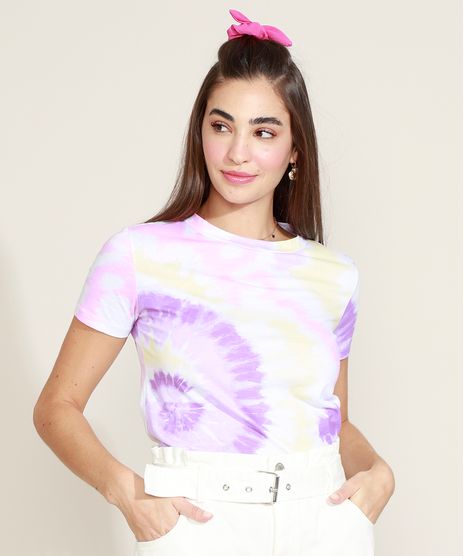 Blusa-Feminina-Estampado-Tie-Dye-Manga-Curta-Decote-Redondo-Multicor-9961724-Multicor_1
