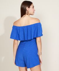 Macaquinho-Feminino-Curto-em-Laise-Ombro-a-Ombro-com-Babado-Manga-Curta-Azul-9954563-Azul_2