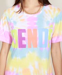Vestido-Feminino--Dende--Estampado-Tie-Dye-Manga-Curta-Multicor-9970226-Multicor_2