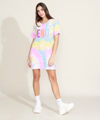 Vestido-Feminino--Dende--Estampado-Tie-Dye-Manga-Curta-Multicor-9970226-Multicor_3