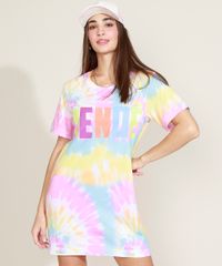 Vestido-Feminino--Dende--Estampado-Tie-Dye-Manga-Curta-Multicor-9970226-Multicor_6
