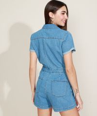 Macaquinho-Jeans-Feminino-com-Bolsos-Manga-Curta-Gola-Esporte-Azul-Claro-9964528-Azul_Claro_2
