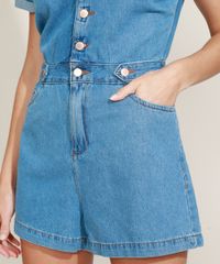 Macaquinho-Jeans-Feminino-com-Bolsos-Manga-Curta-Gola-Esporte-Azul-Claro-9964528-Azul_Claro_4