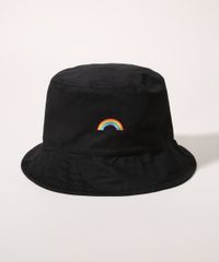 Chapeu-Bucket-Hat-Unissex-Pride-com-Bordado-de-Arco-Iris-Preto-9968779-Preto_1