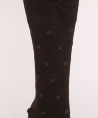 Meia-Masculina-Lupo-Cano-Alto-Estampada-Mini-Print-Geometrica-Marrom-9973791-Marrom_3