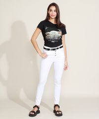 Blusa-Feminina-Baby-Yoda-Mandalorian-Star-Wars-Manga-Curta-Decote-Redondo-Preta-9970253-Preto_3