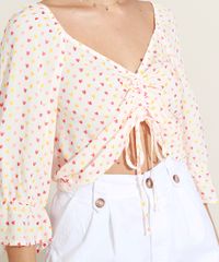 Blusa-Feminina-Cropped-com-Bordado-de-Coracoes-e-Franzido-Manga-3-4-Bufante-Decote-V-Off-White-9960514-Off_White_4