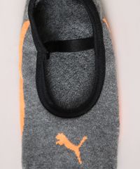 Meia-Sapatilha-Feminina-Puma-Atoalhada-Antiderrapante-Cinza-Mescla-Escuro-9968032-Cinza_Mescla_Escuro_2