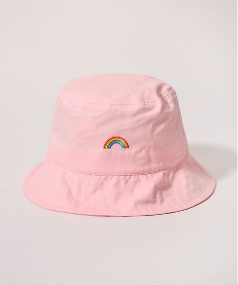 Chapeu-Bucket-Hat-Unissex-Pride-com-Bordado-de-Arco-Iris-Rosa-9968779-Rosa_1