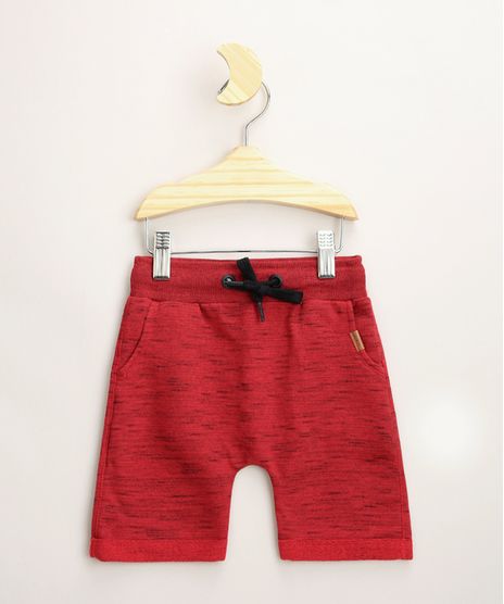 Bermuda-de-Moletom-Infantil-Basica-com-Cordao-e-Bolsos-Vermelha-9967755-Vermelho_1