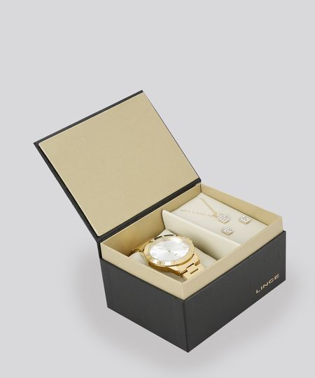 Kit-de-Relogio-Analogico-Condor-Feminino---Brinco---Colar-----CO2115SW4X-Dourado-8523741-Dourado_1