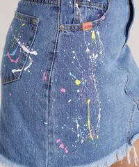 Saia-Jeans-Vintage-com-Respingos-Azul-Escuro-8736267-Azul_Escuro_4