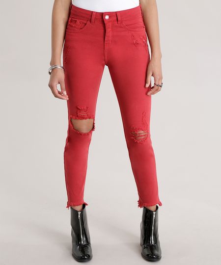 Calca-Cigarrete-Destroyed-Vermelha-8712981-Vermelho_1 Calca-Cigarrete-Destroyed-Vermelha-8712981-Vermelho_1