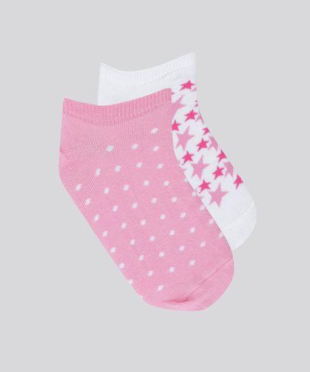 Kit-de-2-Meias-Soquete-Estampadas-Multicor-8596210-Multicor_1