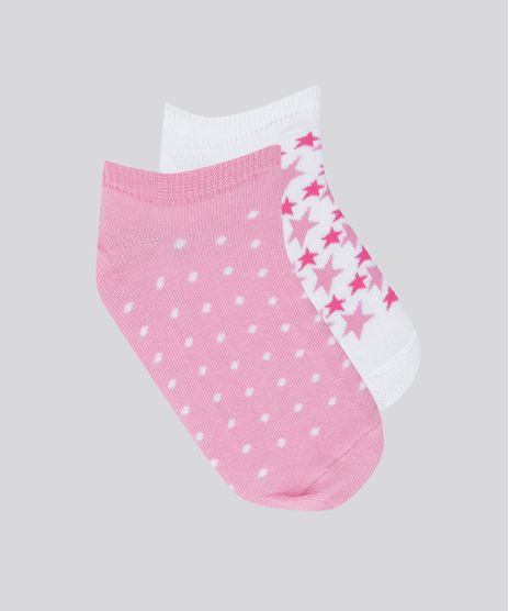 Kit-de-2-Meias-Soquete-Estampadas-Multicor-8596210-Multicor_1