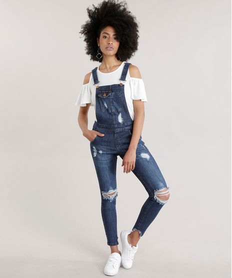 Macacao-Jeans-Destroyed-Azul-Escuro-8711439-Azul_Escuro_1