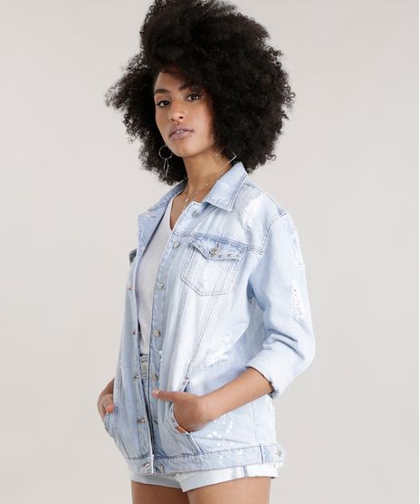 Jaqueta-Jeans-Oversized-Destroyed-com-Tachas-Azul-Claro-8710826-Azul_Claro_1