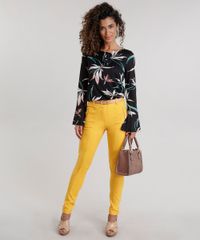 Calca-Skinny-com-Cinto-Amarelo-Escuro-8650523-Amarelo_Escuro_3